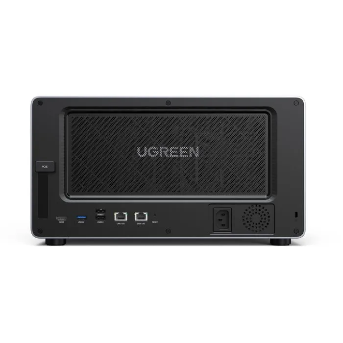 UGREEN NAS DXP6800 PRO Sistema de Almacenamiento en Red con Doble Ethernet 10 Gigabit para Hogar y Oficina