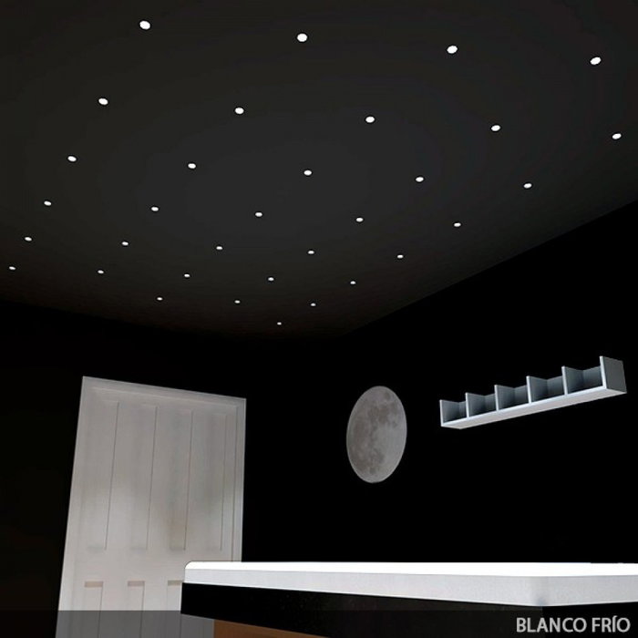 Luz LED Empotrable Diana Circular Ø36Mm Blanco Frío 2W 180Lm 6000ºK Luz LED Empotrable Diana Circular Ø36Mm Blanco Frío 2W 180Lm 6000ºK