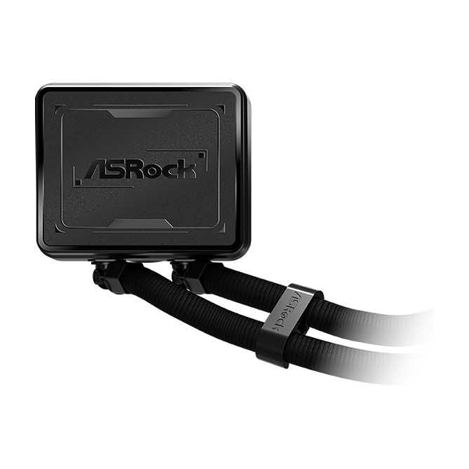 ASRock Kit de refrigeración líquida Challenger Pure 360 con 3 ventiladores de 120mm PWM, Negro, Compatible con LGA 1700, AM4 y AM5