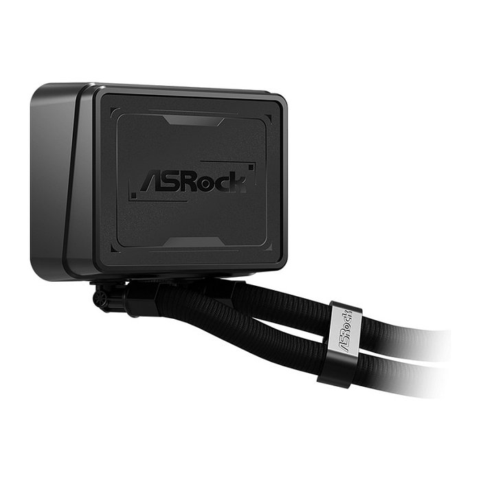 ASRock Kit de refrigeración líquida Challenger Pure 360 con 3 ventiladores de 120mm PWM, Negro, Compatible con LGA 1700, AM4 y AM5