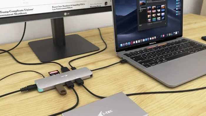 I-TEC Metal Nano Docking Station 4K HDMI LAN con Cargador 100W