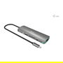 I-TEC USB-C Metal Nano Docking Station 4K HDMI LAN con Power Delivery 100W Gris
