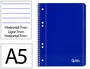 Liderpapel Cuaderno Espiral Serie Micro A5 Azul Tapa Blanda 80 Hojas