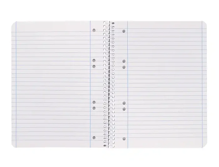 Liderpapel Cuaderno Espiral Serie Micro A5 Azul Tapa Blanda 80 Hojas