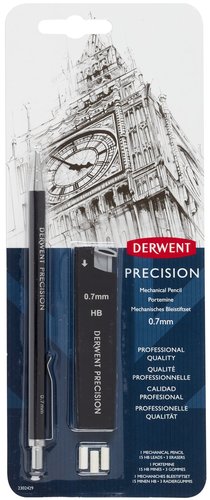 Derwent Portaminas Precision Metálico HB 0,7 mm Derwent Portaminas Precision Metálico HB 0,7 mm