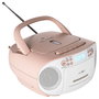 Reflexion RCR2260DAB Radio Portátil FM DAB+ 20W Blanco Rosa PLL LCD