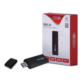 Inter-Tech DMG-20 Adaptador WiFi AC USB 3.0 de Doble Banda