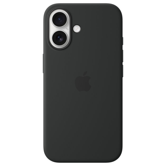 Apple Funda de silicona con MagSafe para iPhone 16 - Negro Apple Funda de silicona con MagSafe para iPhone 16 - Negro