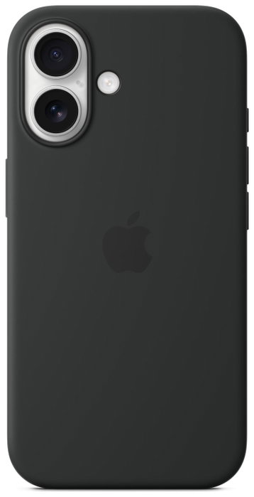 Apple Funda de silicona con MagSafe para iPhone 16 - Negro Apple Funda de silicona con MagSafe para iPhone 16 - Negro