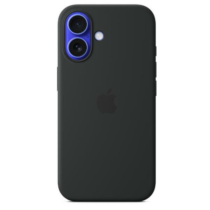 Apple Funda de silicona con MagSafe para iPhone 16 - Negro Apple Funda de silicona con MagSafe para iPhone 16 - Negro