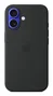 Apple Funda de silicona con MagSafe para iPhone 16 - Negro