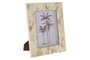 DKD Home Decor Marco de Fotos 15x20 Mango Hueso Rombo