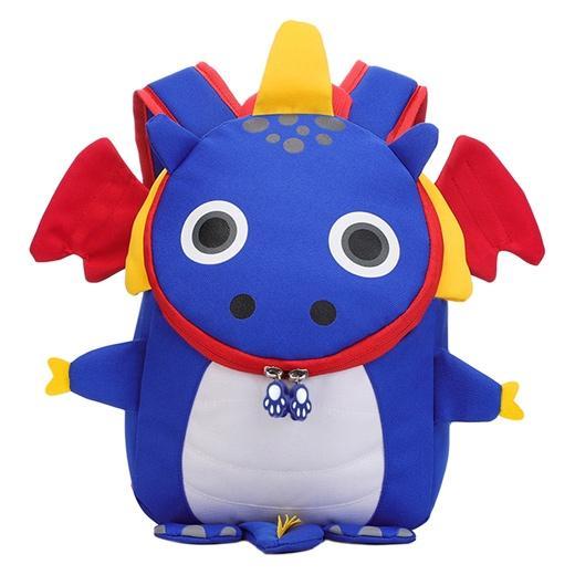 Dohe Mochila Infantil Modelo Dragón Azul - Resistente poliéster con compartimento principal y bolsillo interior acolchado Dohe Mochila Infantil Modelo Dragón Azul - Resistente poliéster con compartimento principal y bolsillo interior acolchado