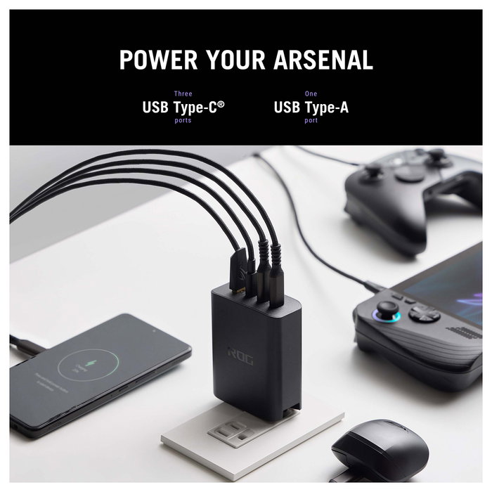 ASUS ROG 140W USB-C GaN Cargador Negro