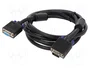 DeLOCK Cable de extensión VGA 3 m, Negro