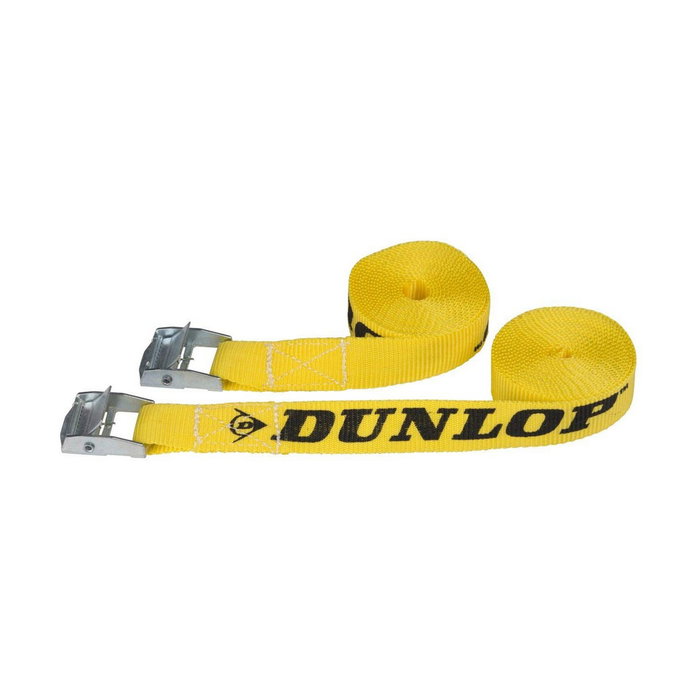 Dunlop Cinchas de Amarre con Cierre Sencillo 2x2.5m 100kg para Automoción