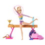 Barbie Tú Puedes Ser Gimnasta Rubia Muñeca con Mecanismo de Clip y Accesorios HRG52