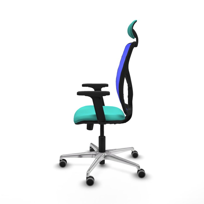 PIQUERAS Y CRESPO Silla de oficina Motilla con Mecanismo Sincro, Turquesa y Azul PIQUERAS Y CRESPO Silla de oficina Motilla con Mecanismo Sincro, Turquesa y Azul