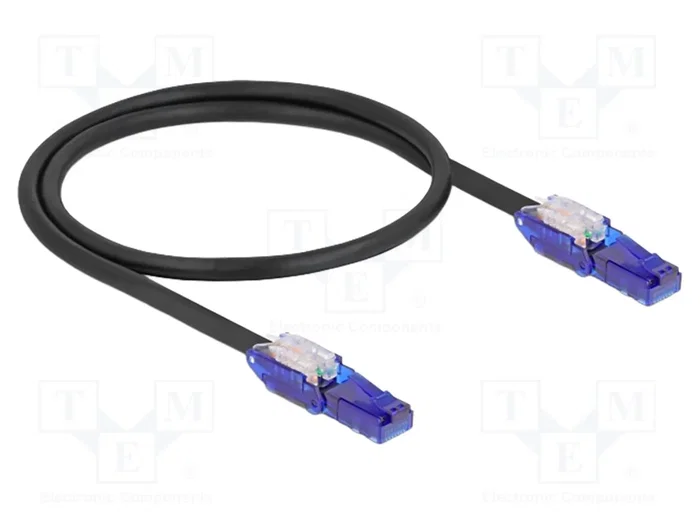 DeLOCK Cable de red Cat.6 U/UTP 0,5 m con conectores angulares 80925 DeLOCK Cable de red Cat.6 U/UTP 0,5 m con conectores angulares 80925