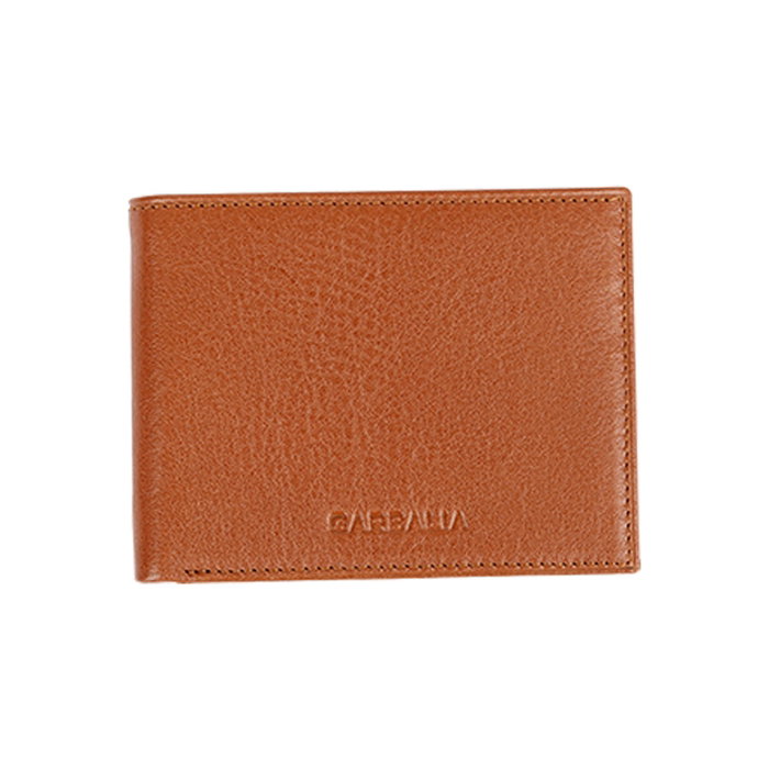 Zoozie Bags Cartera Venice Tan para Hombre en Piel Auténtica 11.5x8.5x2 cm
