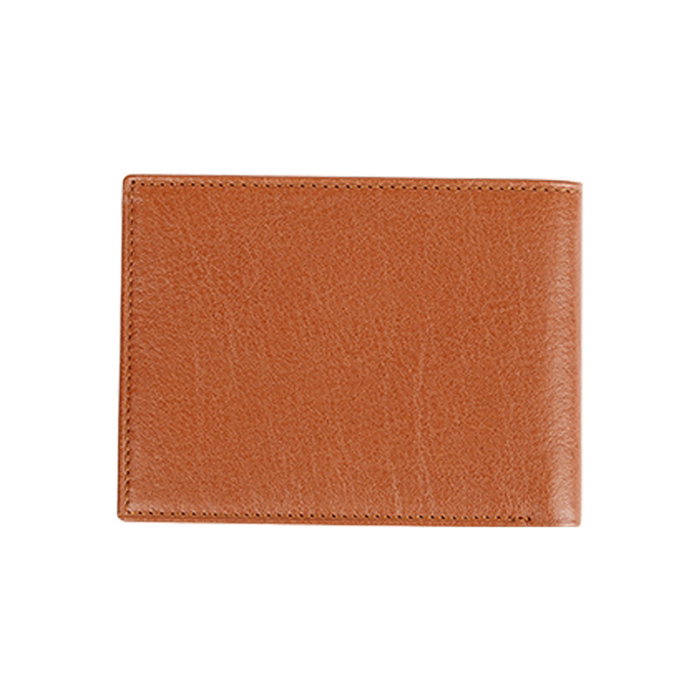 Zoozie Bags Cartera Venice Tan para Hombre en Piel Auténtica 11.5x8.5x2 cm