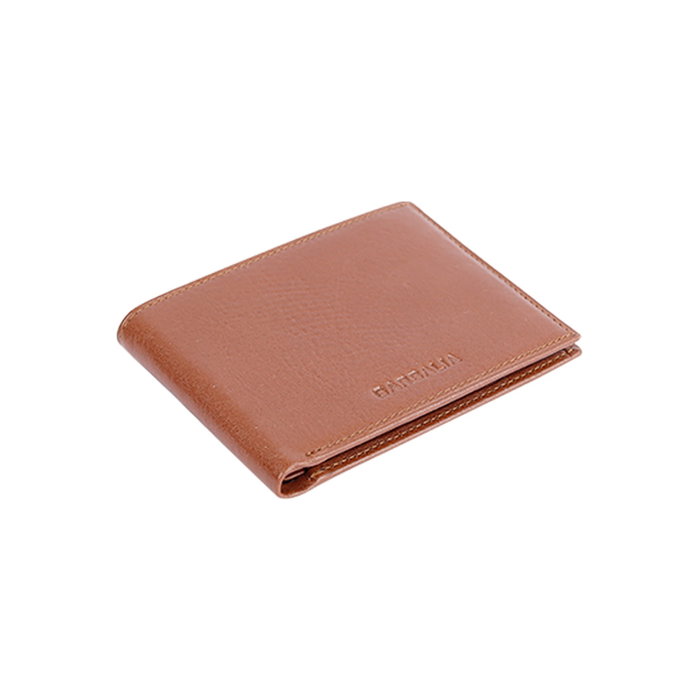 Zoozie Bags Cartera Venice Tan para Hombre en Piel Auténtica 11.5x8.5x2 cm
