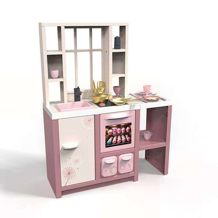 Smoby Loft Fleur Toy Kitchen Blanco / Rosa Smoby Loft Fleur Toy Kitchen Blanco / Rosa