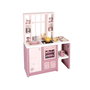 Smoby Cocina Electrónica Loft Rosa con 27 accesorios
