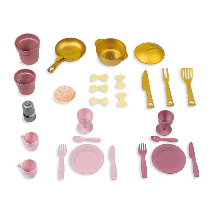 Smoby Cocina Electrónica Loft Rosa con 27 accesorios Smoby Cocina Electrónica Loft Rosa con 27 accesorios