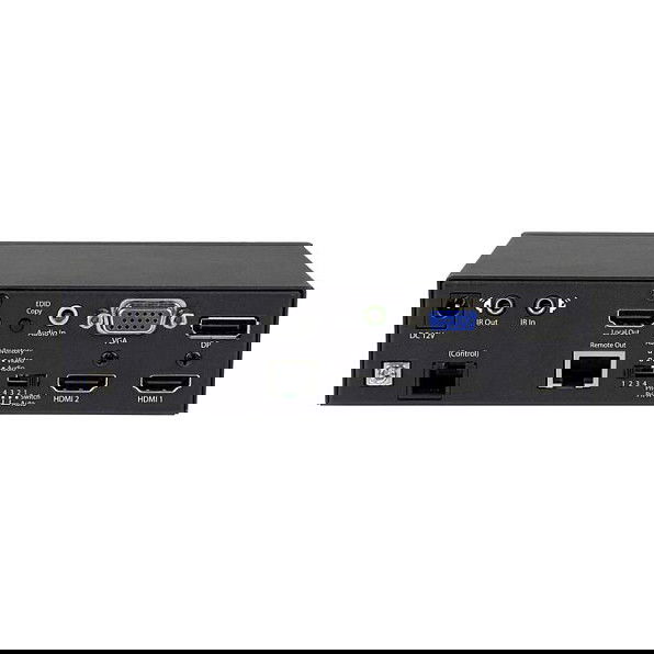 StarTech Extensor HDBaseT con Switch - DisplayPort, VGA y HDMI por Cable CAT5/CAT6 - 4K 60Hz 4096x2160 - Alcance 70m - Kit Transmisor/Receptor StarTech Extensor HDBaseT con Switch - DisplayPort, VGA y HDMI por Cable CAT5/CAT6 - 4K 60Hz 4096x2160 - Alcance 70m - Kit Transmisor/Receptor