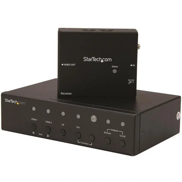 StarTech.com Extensor HDBaseT 4K con Conmutador Integrado (HDMI, VGA, DisplayPort) StarTech.com Extensor HDBaseT 4K con Conmutador Integrado (HDMI, VGA, DisplayPort)