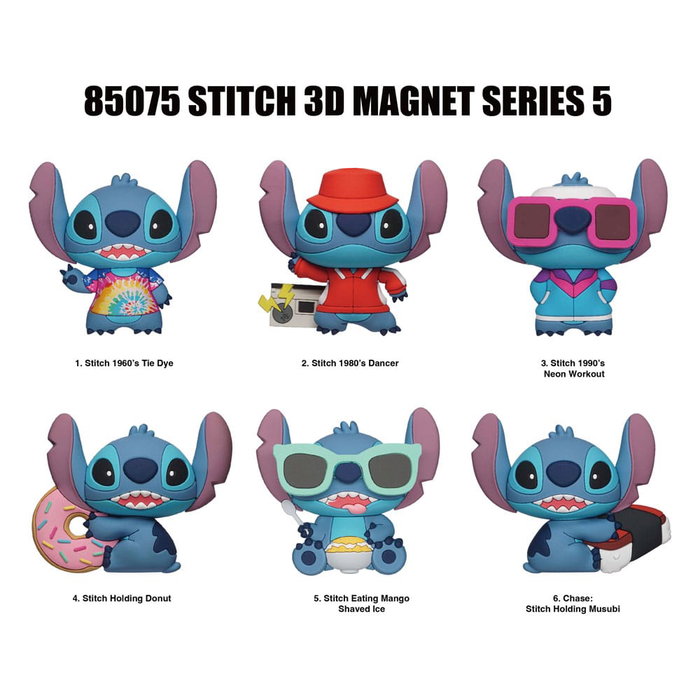 Lilo & Stitch Imáns Stitch 3D Series 5 Blind Pack Expositor (12)