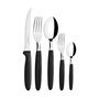 Tramontina Cubiertería 30 Piezas Negro Acero Inoxidable Mango Polipropileno