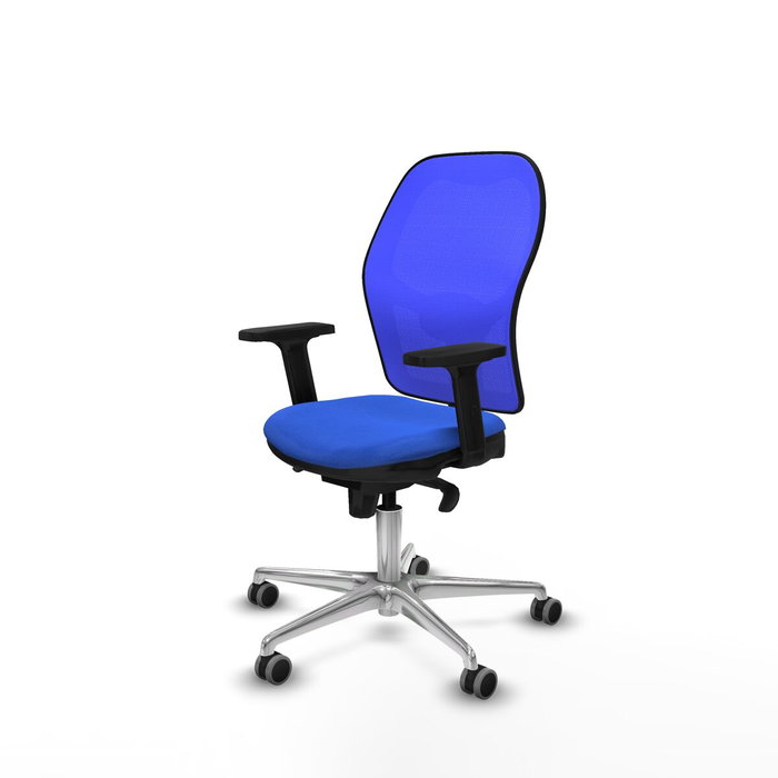PIQUERAS Y CRESPO Silla de oficina Jorquera Azul con Mecanismo Sincro