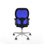PIQUERAS Y CRESPO Silla de oficina Jorquera Azul con Mecanismo Sincro