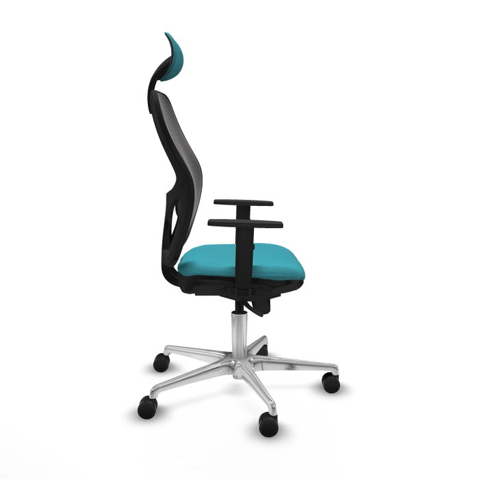 PIQUERAS Y CRESPO Silla de oficina Jorquera Turquesa y Negro PIQUERAS Y CRESPO Silla de oficina Jorquera Turquesa y Negro