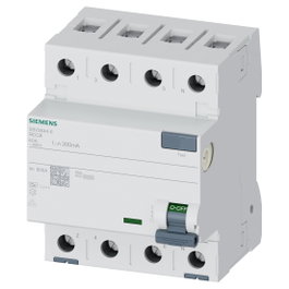 Siemens FI-Schalter Typ A 4x40A 300mA 400V 4TE