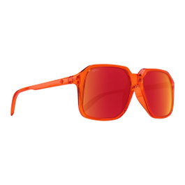 Spy Gafas de sol unisex con cristal marrón y detalles naranja