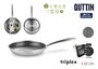 Quttin Sartén de Acero Inducción Triplex 22cm