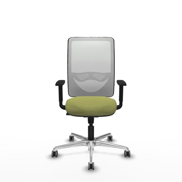 PIQUERAS Y CRESPO Silla de oficina Zulema con mecanismo Sincro, Verde oliva y Blanco PIQUERAS Y CRESPO Silla de oficina Zulema con mecanismo Sincro, Verde oliva y Blanco