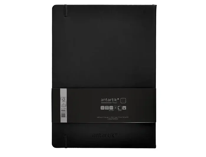 Antartik Cuaderno A4 Tapa Dura Hojas Puntos Negro 100 Hojas 80gr FSC