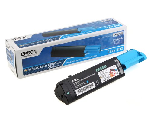 Toner Epson S050193 Aculaser C1100/X11N Cian (1.500 Pág.) Toner Epson S050193 Aculaser C1100/X11N Cian (1.500 Pág.)