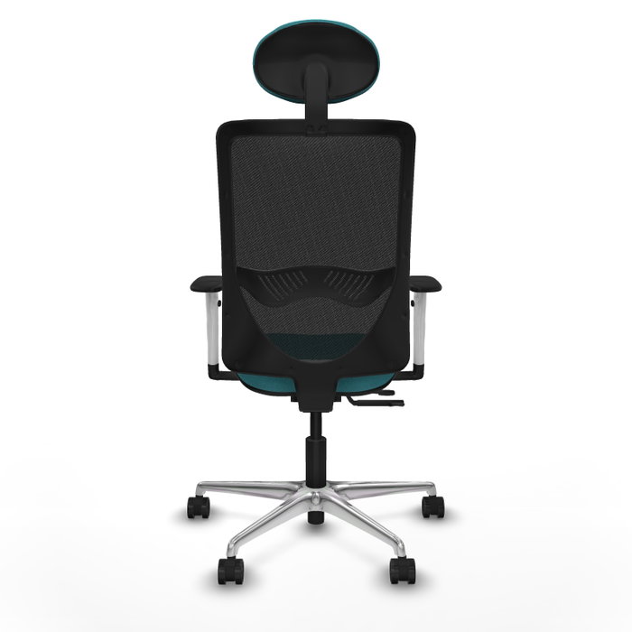 PIQUERAS Y CRESPO Silla de oficina Zulema con mecanismo Sincro/Traslack, Turquesa y Negro PIQUERAS Y CRESPO Silla de oficina Zulema con mecanismo Sincro/Traslack, Turquesa y Negro