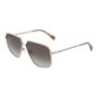 Liu Jo LJ162S-714 Gafas de sol Doradas Unisex
