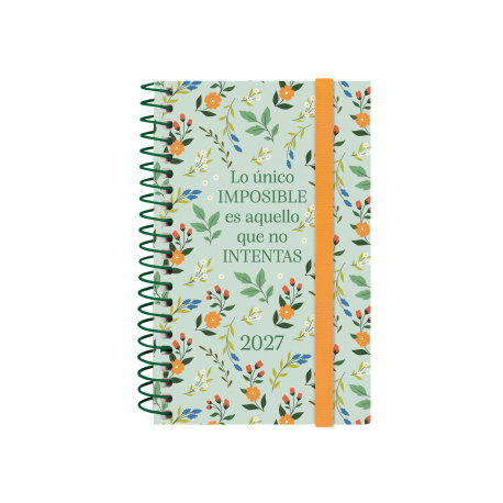 Finocam Agenda Anual 2027 Trendy Design Collection Espiral