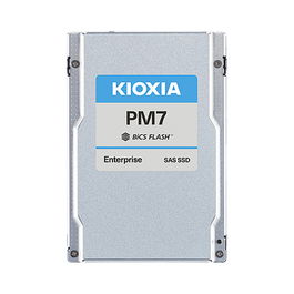 Kioxia PM7-R Series SSD 15.38TB 2.5" SAS 24Gb/s Lectura 4200 MB/s Escritura 4100 MB/s