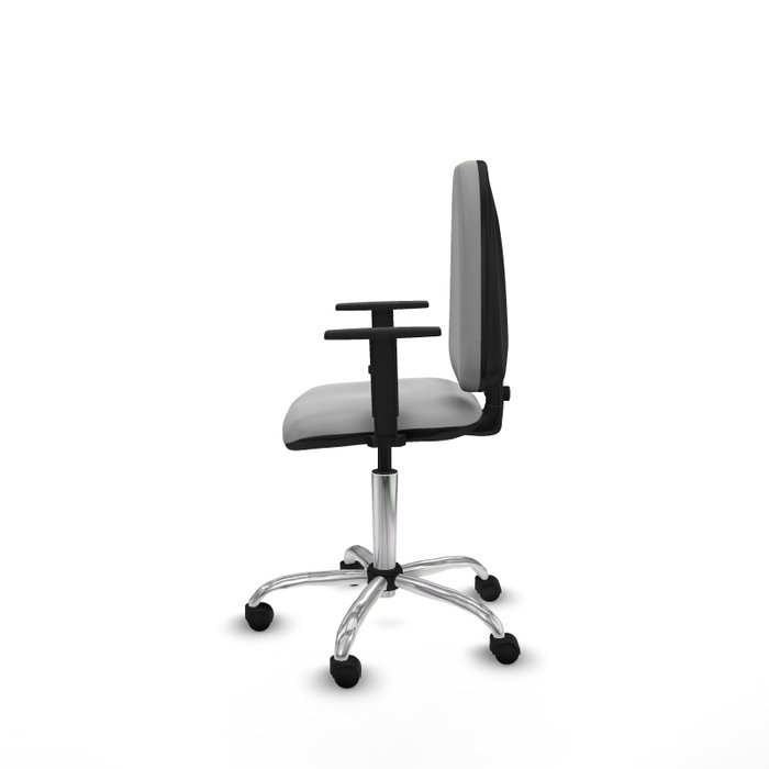 PIQUERAS Y CRESPO Silla de oficina Aýna Gris claro con Brazos 1D