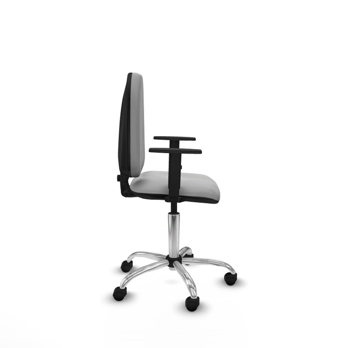 PIQUERAS Y CRESPO Silla de oficina Aýna Gris claro con Brazos 1D