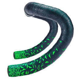 Supacaz Cinta de manillar Galaxy estrellas negro/verde neón 2.160mm x 30mm x 2.5mm