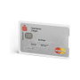 Durable Funda de Protección para Tarjeta de Crédito RFID Secure Transparente (Pack de 3)